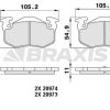 BRAXIS AA0049 - ARKA FREN BALATASI  R19 CLIO I II MEGANE I SYMBOL SAXO XSARA P306 P309 1.6 / 1.8 / 2.0
