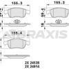 BRAXIS AA0060 - ON FREN BALATASI FLUENCE 08> DUSTER 10> DOKKER 12> MEGANE III 08> SCENIC III 09> 1.5 DCI 1.6 16V 2.0 16V