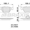BRAXIS AA0084 - FREN BALATASI ON BMW E39 95>03