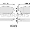 BRAXIS AA0097 - FREN BALATASI ON LAND ROVER FREELANDER I 96-06