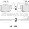 BRAXIS AA0111 - ON FREN BALATASI LAGUNA II 1.6 16V 1.8 16V 1.9 3.0 V6 MEGANE II 05 1.6 16V 1.5 2.0 1.9