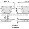 BRAXIS AA0151 - FREN BALATASI ARKA BMW E90 E91 E92 E93