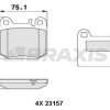 BRAXIS AA0273 - FREN BALATASI ARKA ML-CLASS W163 98>05