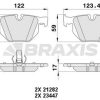 BRAXIS AA0388 - FREN BALATASI ARKA BMW E65 E66