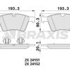 BRAXIS AA0408 - FREN BALATASI ON 4-matic GL-CLASS X164 06>12 R-CLASS W251 R 500 07>14