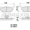 BRAXIS AA0410 - ARKA FREN BALATASI FORD MAVERICK