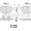 BRAXIS AA0445 - FREN BALATASI ON BMW X5 E53 00>06