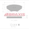 BRAXIS AB0010 - ON FREN BALATASI C1 1.0.1.4 HDI (06 / 05 ) P.107 1.0.1.4HDI (06 / 05 ) TOYOTA AYGO 1.0 1.4HDI