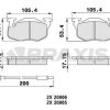 BRAXIS AB0011 - ON FREN BALATASI PSA RENAULT SAXO 205 405 EXPRESS