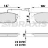 BRAXIS AB0045 - ON FREN BALATASI FIAT BRAVO II DOBLO FIORINO BIPPER NEMO PRATICO EVO PUNTO STILO IDEA LINEA 08> OPEL COMBO CORSA 12>