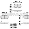 BRAXIS AB0077 - ON FREN BALATASI TOYOTA YARIS 99-05 COROLLA VERSO VVTI 2001->