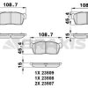 BRAXIS AB0095 - FREN BALATASI ON SUZUKI ALTO IGNIS 04-> DAIHATSU SIRION CUORE 04->