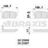 BRAXIS AB0117 - ON FREN BALATASI SUZUKI NISSAN ALTO PIXO