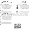 BRAXIS AB0209 - ON FREN BALATASI 323 F VI BJ 2.0 01 / 01 10 / 03 626 V 2.0 / 2.0 TURBO DI / 2.0 DITD / 2.0 HP 05 / 97 02 PREMACY
