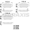 BRAXIS AB0393 - ARKA FREN BALATASI AVENSIS VERSO VVT I D4D 03>
