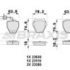 BRAXIS AB0398 - ON FREN BALATASI VW A4 S4 A6 S6 PHAETON