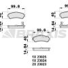 BRAXIS AB0415 - FREN BALATASI ARKA NISSAN ALMERA 1995-2000 MAXIMA 2000-2003 (ABS LI ARACLAR ICIN)