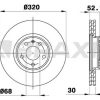 BRAXIS AD0009 - ON FREN DISK A4 07>15 A5 07>15 A6 11> A7 10> Q5 08> HAVALI 320MM