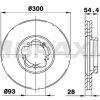 BRAXIS AD0196 - ON FREN DISK AYNASI TRANSIT V347 2.2TDCI / 2.4TDCI / 3.2TDCI 06 /> A.CEKER OLCU: (300 * 28)