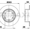 BRAXIS AD0987 - ARKA FREN DISK AYNASI CIFT TEKER CRAFTER SPRINTER 5T 06 / 06>