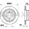 BRAXIS AD1055 - ARKA FREN DISK AYNASI BMW Z4 2.5sI 3.0sI