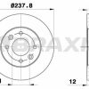 BRAXIS AE0014 - ON FREN DISK AYNASI R9 R11 R19 R21 CLIO I II SYMBOL EXPRES MEGANE I LOGAN SANDERO 1.2 / 1.4 / 1.6 / 1.9