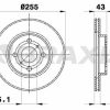 BRAXIS AE0070 - ON FREN DISK AYNASI (HAVALI) TOYOTA YARIS D4 D 06-11 (255X4)