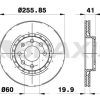 BRAXIS AE0206 - ON FREN DISK AYNASI HAVALI ASTRA F 1.8I CORSA B 1.6 GSI 16V 1.6I VECTRA A 1.7D 1.7 TD 1.8 1.8I