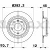 BRAXIS AE0233 - ARKA FREN DISK AYNASI OPEL ASTRA J CASCADA ZAFIRA