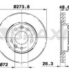 BRAXIS AE0329 - ON FREN DISK AYNASI KIA CARNIVAL SEDONA 2.9CRDI