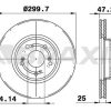 BRAXIS AE0344 - ON FREN DISK AYNASI HAVALI HONDA ACCORD VIII 202 CDTI 204 03-08 (300X5)