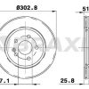 BRAXIS AE0399 - FREN DISKI ON ML-CLASS W163 98>05