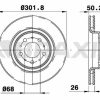 BRAXIS AE0400 - ON FREN DISK AYNASI HAVALI VOLVO  S70 96> V70 C70 98> 850 91>