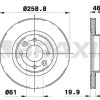 BRAXIS AE0441 - ON FREN DISK AYNASI HAVALI ESPACE 2.0 / 2.0I / 2.1 / 2.1TD 86 91 R25 2.0 / 2.1D / 2.1TD / 2.2 84 92