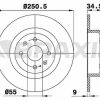 BRAXIS AE0472 - ARKA FREN DISK AYNASI MAZDA 323 MX3 MX5 1.8I