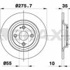 BRAXIS AE0487 - ARKA FREN DISK AYNASI MAZDA MX5 1.6I 1.8I