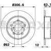 BRAXIS AE0513 - ARKA FREN DISK AYNASI LEXUS GS300 IS200 2.0I