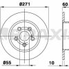 BRAXIS AE0537 - ARKA FREN AYNASI DUZ TOYOTA AVENSIS 1.6 1.8 2.0 VVT I 00>03 (271X5)