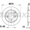 BRAXIS AE0584 - ARKA FREN DISK AYNASI KIA CARENS III 2.0CRDI