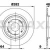 BRAXIS AE0606 - ARKA FREN DISK AYNASI DUZ HONDA ACCORD 09-14 (282X5)