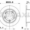 BRAXIS AE0614 - ARKA FREN DISK AYNASI CITROEN XM SERIE 1 2.0 3.0I 91 00 2.0T 94 96 3.0 91 98 2.1D 89 00 2.1DT12 94 0