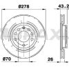 BRAXIS AE0618 - ON FREN DISKI CORSA D 2006> 1.7CDTI 125