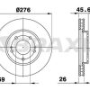 BRAXIS AE0657 - ON FREN AYNASI MITSUBISHI LANCER 1.6 2.0 03-08 OUTLANDER 2.0 2.4 03-06 (276X5)