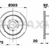 BRAXIS AE0784 - ARKA FREN DISK AYNASI HAVALI H1 2,4/2,5 CRDI/2,5 CRDI 4WD/STAREX H1 2,4/2,5 CRDI 02-07 ABSLI