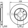 BOSCH 0986478017 - ON FREN AYNASI GOLF PASSAT JETTA I / II / III 1.6 / 1.6D / 1.6TD / 1.8 / 1.9 / 1.9TD 83>95