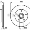 BOSCH 0986478332 - ARKA FREN AYNASI GOLF III 1.9TDI 2.0 GTI 2.8 VR6 91 98 PASSAT 2.0 2.8 2.8 VR6 93>96