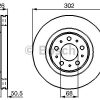 BOSCH 0986478454 - ON FREN DISK AYNASI HAVALI VOLVO  S70 96> V70 C70 98> 850 91>