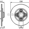 BOSCH 0986478557 - ARKA FREN AYNASI (DISKI) CLIO I II MEGANE I R19 1.4 / 1.6 / 1.8 / 1.9 / 2.0