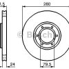 BOSCH 0986478745 - ON FREN AYNASI (DISKI) MASTER II MOVANO 1.9 / 2.5DCI / 2.8