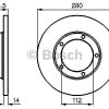 BOSCH 0986478770 - ON FREN DISK AYNASI J9 EM OLCU: (CAP: 280MM. KALINLIK:14MM. GENISLIK: 55.5MM)